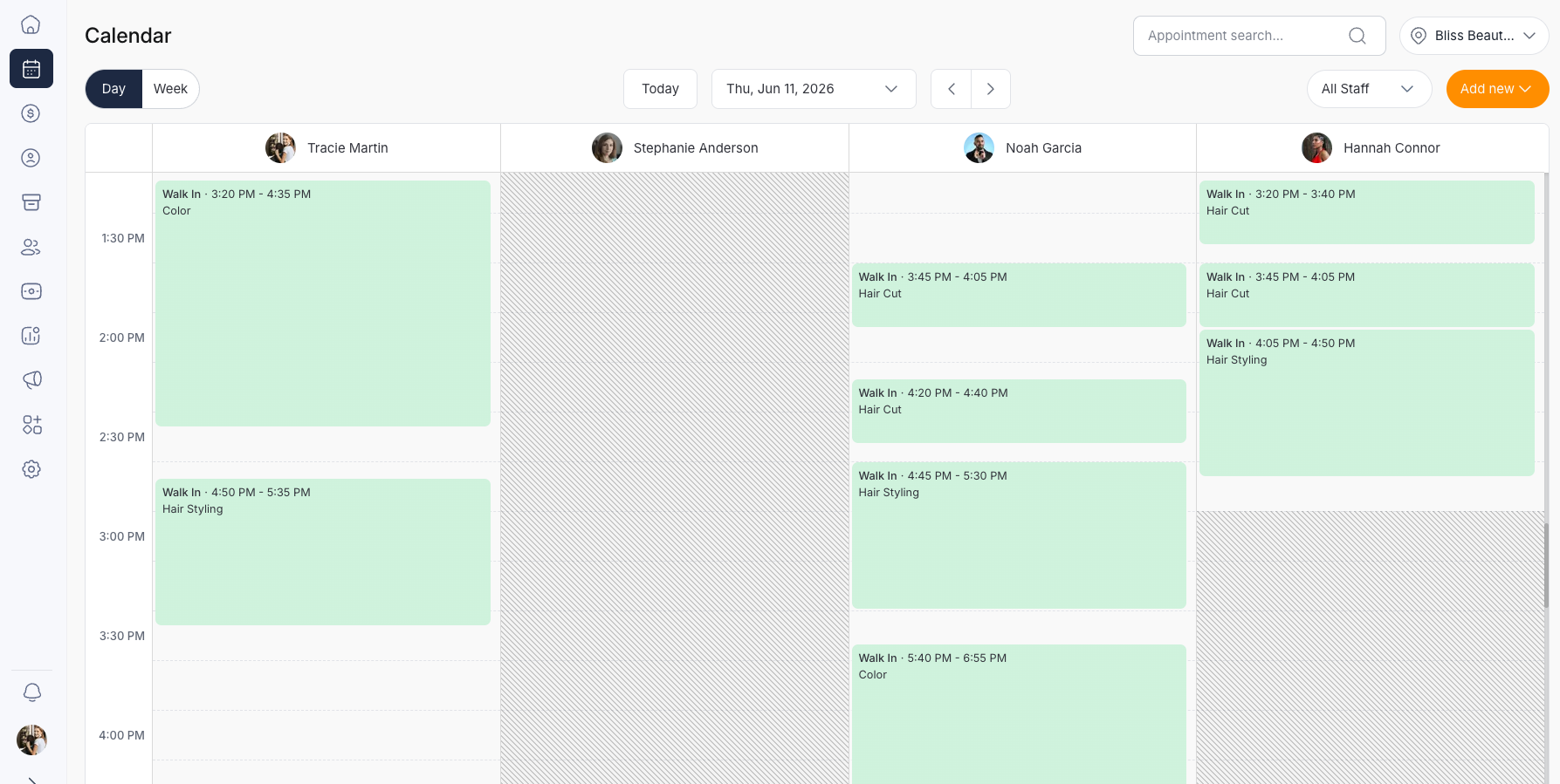 Built for independent stylists, suites, and boutique salons